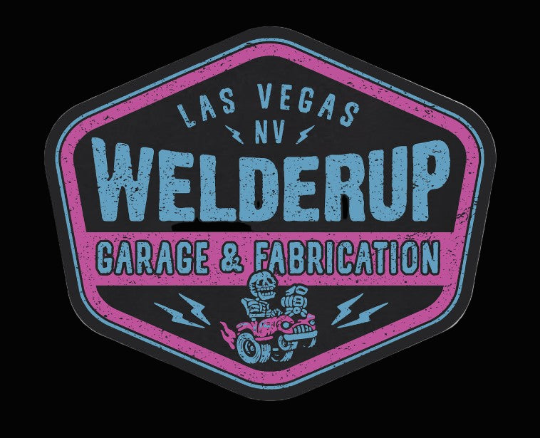 Welder Up Skeleton Gasser Sticker