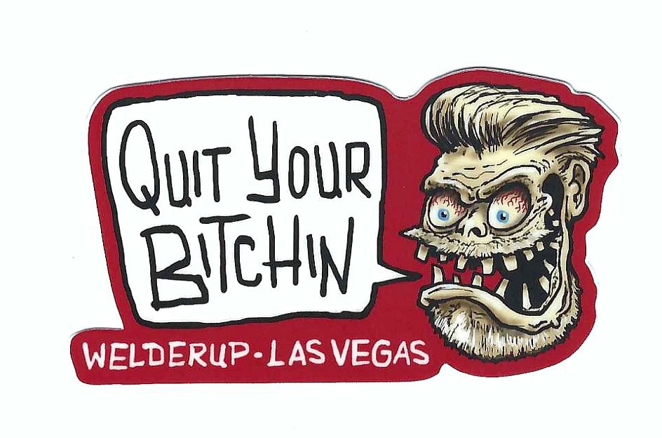 Quit Your Bitchin Steve Cartoon Magnet