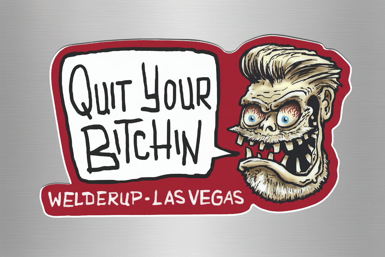 Quit Your Bitchin Steve Cartoon Magnet
