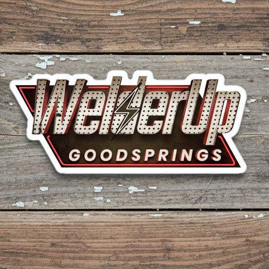 Welder Up Fallout Logo Metal Sign