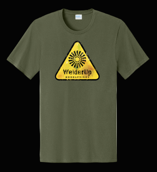 Welder Up Fallout Windmill Olive T-Shirt