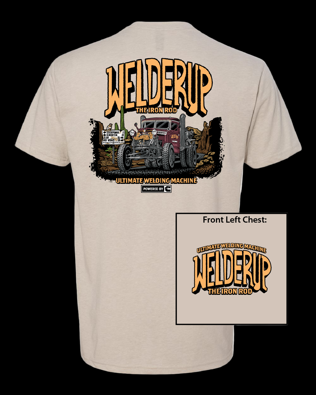 Welder Up Iron Rod Sand T-Shirt