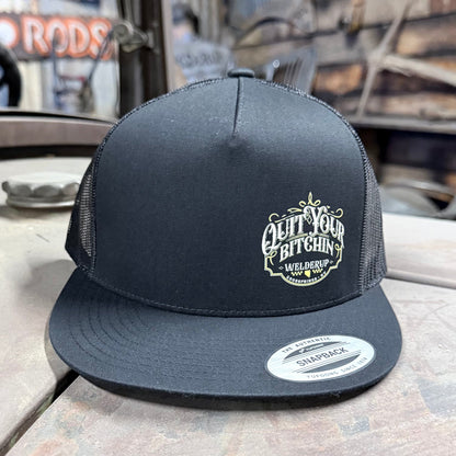 Welder Up QYB Black Classic 5 Panel Hat