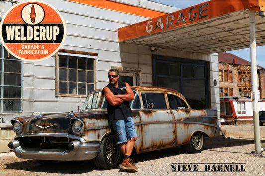 Steve Darnell Autographed 11.25" X 7.5" 1957 Chevy Photo