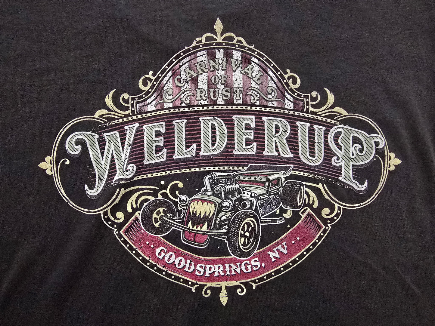 Welder Up "Joker" Carnival of Rust Black T-Shirt