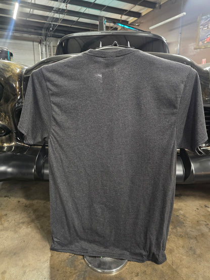 Welder Up Fallout Logo Black Heathered T-Shirt