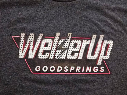 Welder Up Fallout Logo Black Heathered T-Shirt