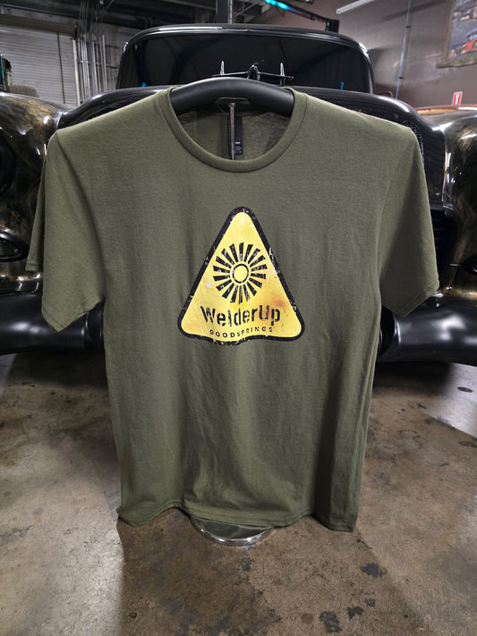 Welder Up Fallout Windmill Olive T-Shirt