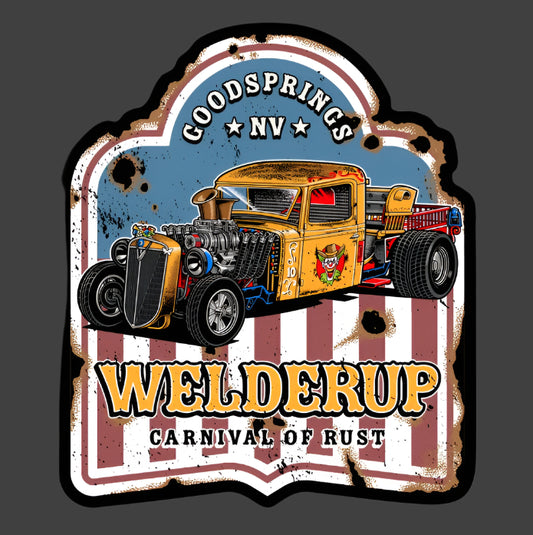 WelderUp Clown Car Sticker