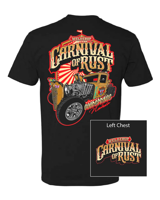 Welder Up "Freak Show" Carnival of Rust Black T-Shirt