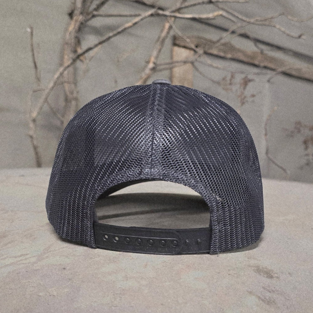 Welder Up QYB Wolf Dark Heather Grey Curve Bill Hat