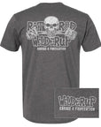 Welder Up Rat Rod Skull Gray T-Shirt