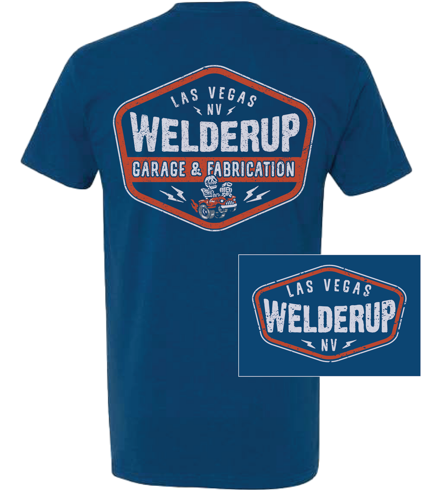 Welder Up Skeleton Gasser T-Shirt