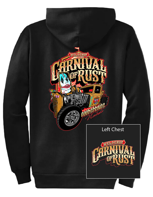 Welder Up "Freak Show" Carnival of Rust Zip-Up Hooded Sweatshirt