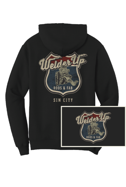 Welder Up 354 Hemi Black Hooded Sweatshirt