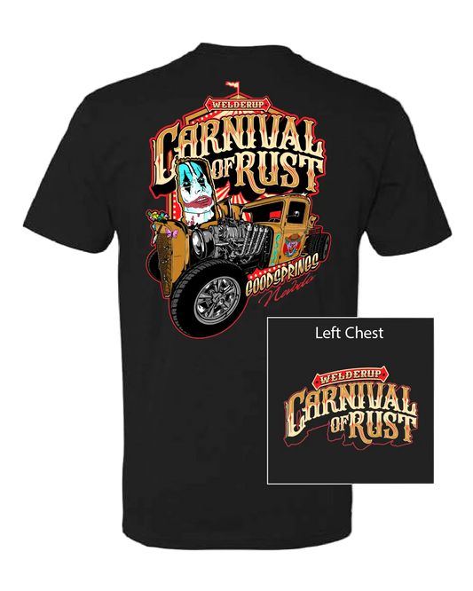 Welder Up "Freak Show" Carnival of Rust Black T-Shirt