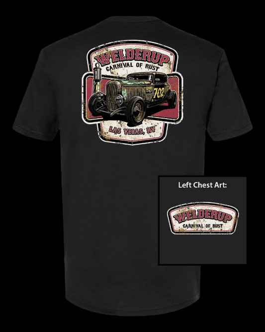 Welder Up 702 Gunners Mate "Carnival of Rust" T-Shirt  (Red)
