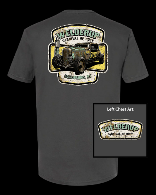 Welder Up 702 Gunners Mate "Carnival of Rust" T-Shirt  (Yellow)
