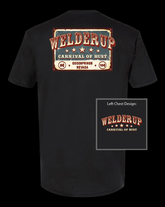 Welder Up "Carnival of Rust" Vintage Sign T-Shirt