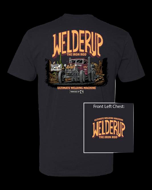 Welder Up Iron Rod Black T-Shirt